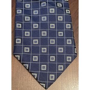 G.H. Bass & Co Blue 100% Silk Men’s Neck Tie Made In China